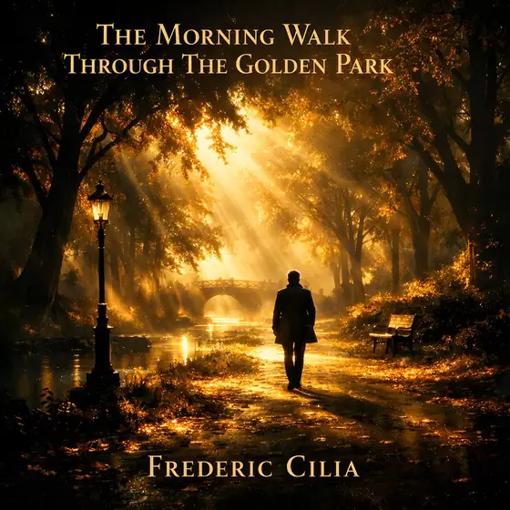 La promenade matinale a travers le parc dore